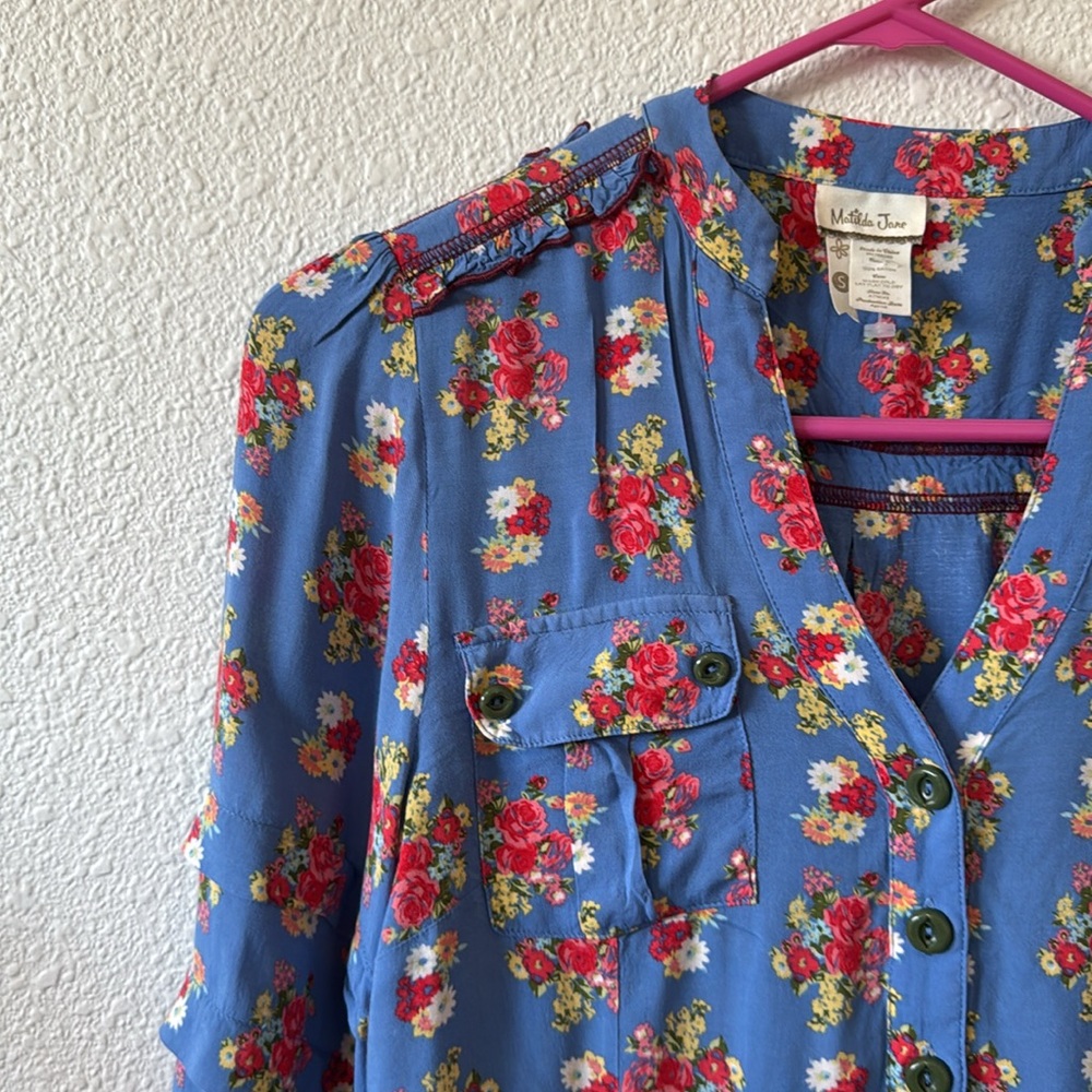Matilda Jane Finley floral blouse .